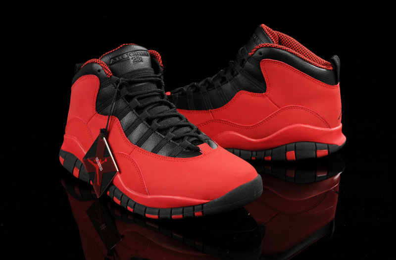 Air Jordan 10 Mens Shoes Aaa Red/Black 