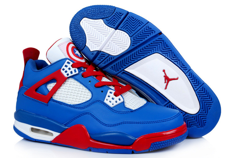 red blue and white 4s