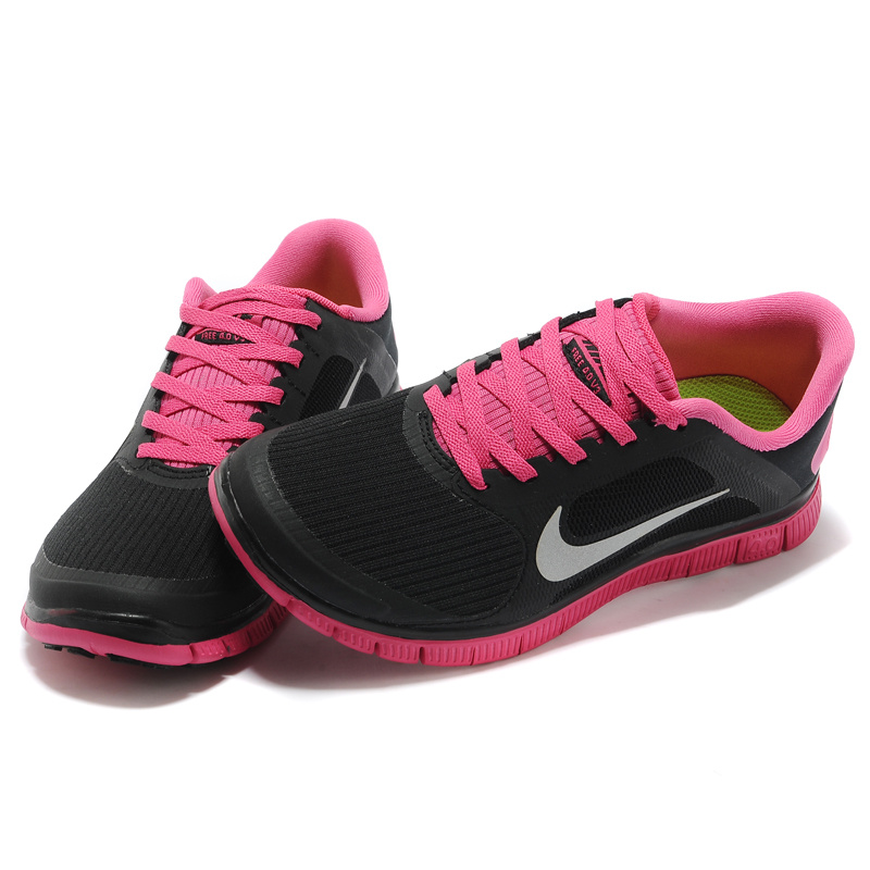 black and pink nikes womens